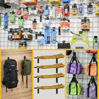 Gridwall Hooks 8 Inch, 60 Pack Metal Display Hooks for Grid Wall - Image 7