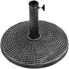 Yaheetech 22lbs Heavy Duty Outdoor Umbrella Base, Rustic Silver by Yaheetech