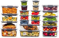 Rubbermaid Brilliance BPA Free 44-Piece Food Storage Containers Set Airtight Leak-Proof with Lids for Meal Prep Lunch and Leftovers by Rubbermaid