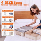 Vacuum Storage Bags with Electric Pump,15 Pack,4 Sizes,Space Saver Bag - Image 3