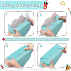Colarr 36 Pack Cardboard Magazine Holder 12 Colors Magazine File Holder Magazine Storage Box Office Folders Organizer File Folder Bin for Home Office School Desk Supplies (Bright Colors) - Image 4