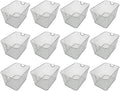 YBM HOME Kitchen Pantry Organizer Wire Baskets for Shelves, Cabinets, Pantry, Countertop, Mesh Open Storage Bin Metal Basket for Organizing Food Supplies, 12 Pack, 14x10x8.8 by YBMHome