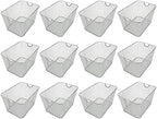 YBM HOME Kitchen Pantry Organizer Wire Baskets for Shelves, Cabinets, Pantry, Countertop, Mesh Open Storage Bin Metal Basket for Organizing Food Supplies, 12 Pack, 14x10x8.8 by YBMHome