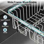 GSlife Dish Drying Rack in Sink - Stainless Steel Over Sink Dish Drainer - Image 6