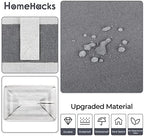 HomeHacks 2-Pack Large Laundry Basket, Waterproof, Freestanding Laundry Hamper, Collapsible Tall Clothes Hamper with Extended Handles for Clothes Toys in the Dorm and Family Gradient Grey, 88L - Image 5