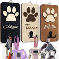 Personalized Dog Leash Holder Wall Mount, Pet Harness Hanger, Dog Collar Organizer for Entryway, Key Rack for Wall Decorative, Memorial Cat Leash Holder for Wall, Pet Loss Gifts, Home Decor by VINARTSVN