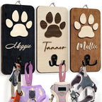 Personalized Dog Leash Holder Wall Mount, Pet Harness Hanger, Dog Collar Organizer for Entryway, Key Rack for Wall Decorative, Memorial Cat Leash Holder for Wall, Pet Loss Gifts, Home Decor by VINARTSVN