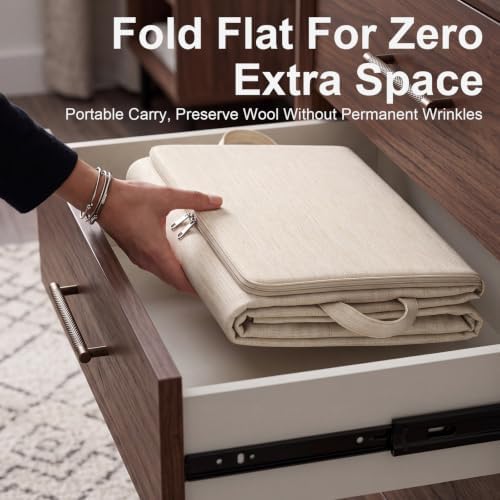 Higher Cotton and Linen Canvas Storage Bags with Reinforced Handles 2 Pack - Image 6