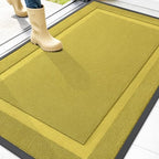OLANLY Front Door Mat Outside 47x32, All-Season Heavy-Duty Rubber Doormat by OLANLY