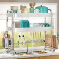 HOWDIA 3-Tier Over The Sink Dish Drying Rack, 304 Stainless Steel by HOWDIA