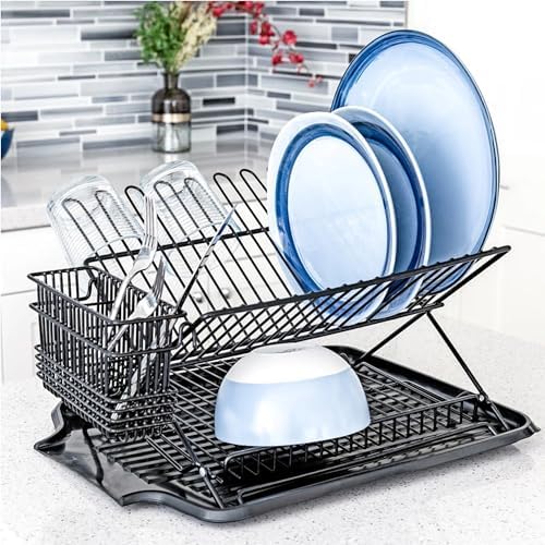 Better Houseware Dish Drainer Mat, Large Almond Dish Drain Board for Kitchen Countertop, Protects Surfaces & Speeds Drying, 19.5 x 15.5 x 1.25, Almond - Image 5