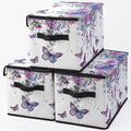 Fabric Storage Bins with Lids,Under Bed Storage Containers 3Pack by BestSellers