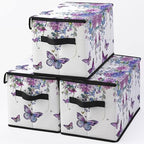 Fabric Storage Bins with Lids,Under Bed Storage Containers 3Pack by BestSellers