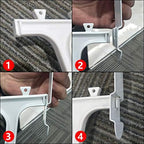 Fancy Buying Over The Door Shoe Rack Holder - 36 Pair Shoes Hanging Shelf Storage Shoe Organizer with Hooks - Image 3