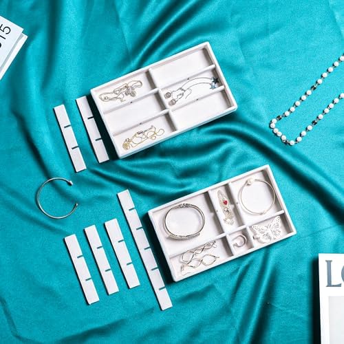 Frebeauty Jewelry Trays for Drawer,Set of 9 Jewelry Organizer and Storage - Image 5