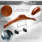 DaisyInner 2 Pack Car Coat Hanger for Headrest, Seat Jacket Hanger - Image 3
