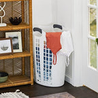 Gracious Living 2 Pack Easy Carry Flex Hamper, Large 87.5L Laundry Basket - Image 4