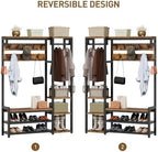 RALGEND Hall Tree with Bench and Shoe Storage, Shoe Rack with Coat Rack - Image 5