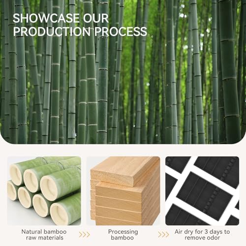 Yofidra Pure Bamboo Silverware Drawer Organizer: 16.5 Inch Large Silverware Utensil Tray Holder, 3-Compartment with 6 Card Slots Kitchen Flatware Organizer Home Essentials, 2024 New Upgrade - Image 3