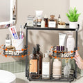 VITVITI 3 Tier Bathroom Organizer Countertop, Counter Storage Shelf, Black by VITVITI
