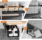 Under Desk Cable Management Tray-No Drill Clamp Moun，Expandable 25.2"–38.6" - Image 4