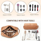 Hair Tools Travel Bag 5-Piece Set, Brown - Image 4