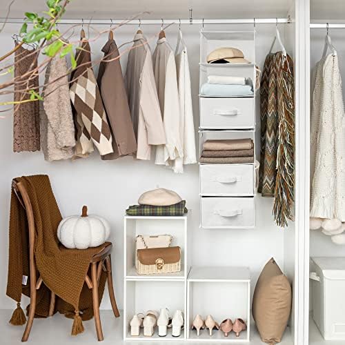 GRANNY SAYS Hanging Closet Organizer, 5 Drawers, 6 Shelves, 4 Pockets - Image 4