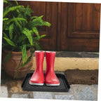 3pcs Square Boot Tray Set Waterproof Plastic Shoe Storage Tray for Indoor and Outdoor Use Large Utility Mat for Hallway Entryway and Car Trunk - Image 6