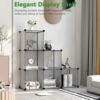 C&AHOME 6-Cube Storage Organizer Cube Shelf Closet Storage Bookcase, Grey - Image 2