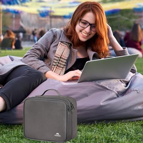 MATEIN Cord Organizer Bag with Adjustable Divider, DJ Electronic Storage - Image 7