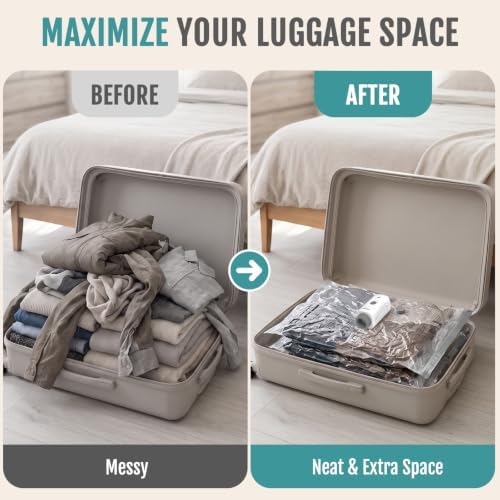 Fygrip Rechargeable Wireless Pump Vacuum Storage Bags, 24 Travel Combo - Image 5