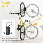 monTEK Swivel Bike Wall Mount, Bike Hangers for Garage, 2 Pack - Image 3