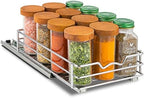 Pull Out Spice Rack for Cabinet, Spice Organizer 6-1/2"W x10-1/2"D x2-3/4”H by HOLDN%E2%80%99STORAGE