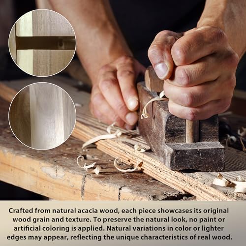 Large Acacia Wood Cable Management Box, Magnetic Lid, Cable Organizer - Image 6