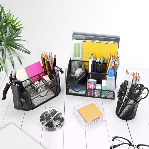 17 IN 1 Office Desk Organizer Set for Back to School Supplies Accessories - Image 6