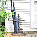 Sungmor Cast Iron Freestanding Umbrella Stand with Detachable Drip Tray - Image 2