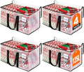 RoomHacks Moving Bags, Heavy Duty Large Storage Bags, 125L, 4 Pack, Clear by RoomHacks