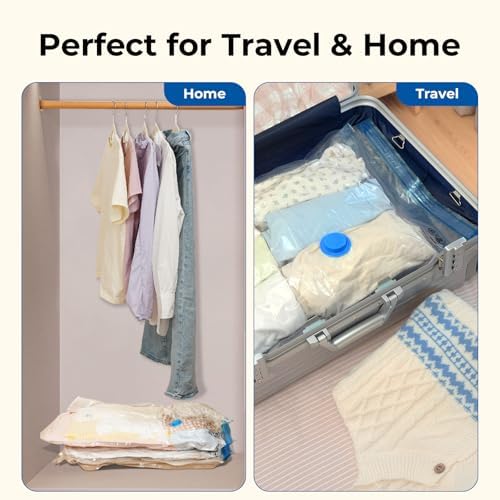ETENWOLF 15 Combo Vacuum Storage Bags for Travel with Wireless Pump - Image 6