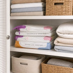 3 Pack L No-Pump Vacuum Storage Bags, 31.5 x 23.6 x 12.6 Inch Space Saver Bags for Comforters, Blankets, Clothes and Bedding - Image 2