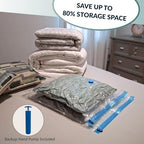 Jumbo XL Vacuum Storage Bags with Pump Vacuum Seal Space Saver Bags 10 Pack - Image 2