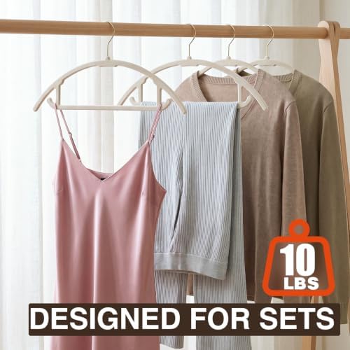 Korpai 50 Pack Velvet Hangers Non Slip,Sweater Hangers No Shoulder Bump - Image 6