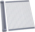 Ohuhu Sink Drying Rack, 20.5" W x 16.1" L Over The Sink Roll-Up Dish Drainer - Rolling Foldable Sink Accessories Heat-Resistant Mat Anti-Slip Silicone Coated Multipurpose for Kitchen Counter by Ohuhu