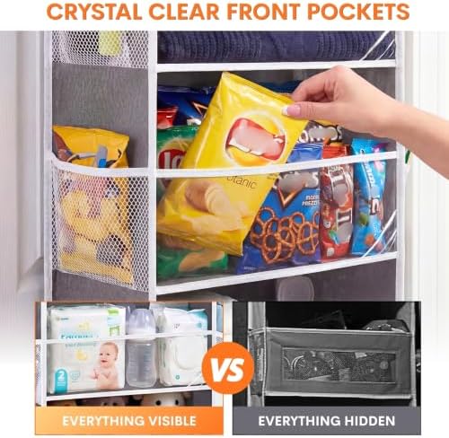 Ofiray-home 2 Pack Over Door Organizer with 6 Large Pockets - Image 2