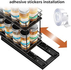 Mystozer Pull Out Spice Rack Organizer for Cabinet, Slide Out Spice Racks - Image 5