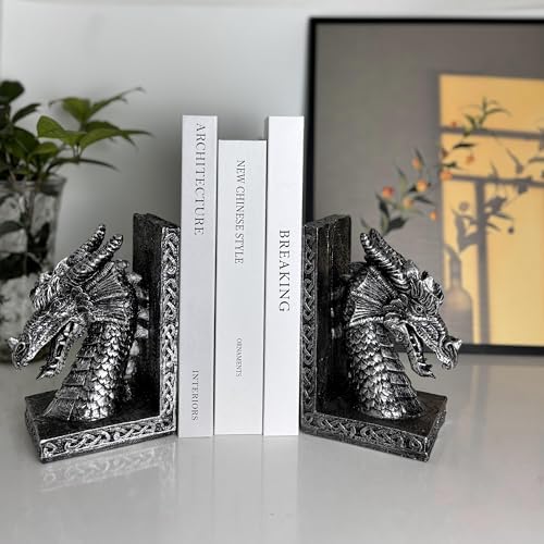 Book Ends for Shelves to Hold Books Heavy Duty,Decorative Bookend - Image 5