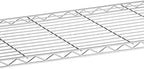 Whitmor 5 Tier Shelving Unit, Adjustable Storage Shelves with Wheels, 400 lbs Capacity per Shelf, Max 2000 lbs Total for Pantry, Kitchen, Garage, 30" L x 14" W x 60" H, Chrome - Image 5