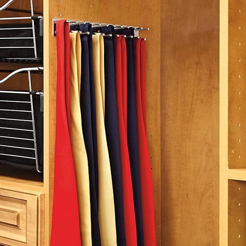 Rev-A-Shelf Sliding Tie & Belt Rack for Closets, Min Opening 2.5" W - Image 3