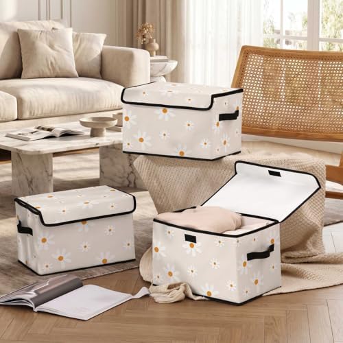 Stackable Clothes Storage Bins with Lids 3 Pack - Image 6