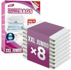 TAILI Vacuum Storage Bags 8 Pack, XXL Jumbo Size 47x39 Inch, Cream by TAILI