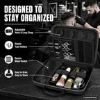Boobowl Hard Case for Hair Clippers, Barber Tool Organizer for Home&Travel - Image 4